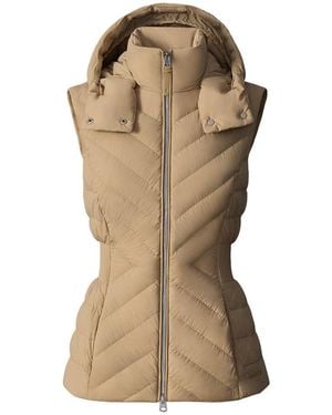 Mackage Hoshi Light Down Hooded Vest - Blue