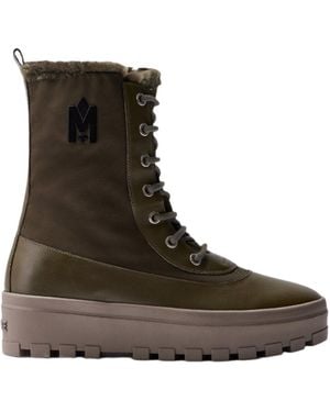 Mackage Hero-M Shearling-Lined Winter Boot For - Green