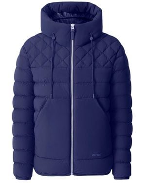 Mackage Bergen Quilted Down Hooded Jacket - Blue