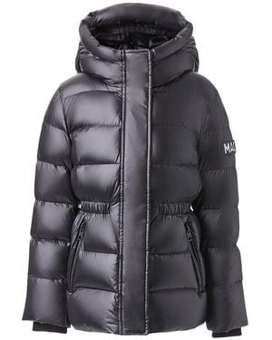 Mackage Alannis-T Lustrous Medium Down Parka With Hood For Toddlers -6 Years) - Gray