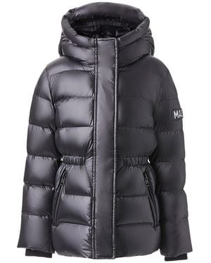 Mackage Alannis-T Lustrous Medium Down Parka With Hood For Toddlers -6 Years) - Gray
