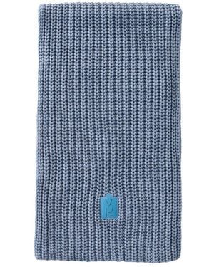Mackage Nell Rectangular Merino Wool Scarf - Blue