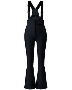 Mackage Gia Agile-360 Fitted Ski Pants With Suspenders - Black