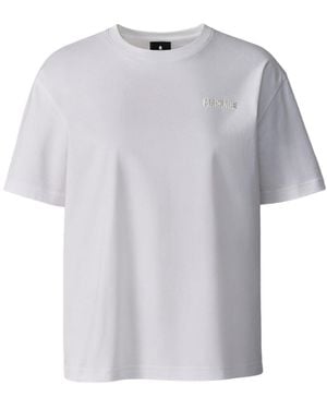 Mackage Tee-W T-Shirt With Silicone Logo - Blue