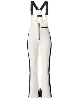 Mackage Gia-R Agile-360 Fitted Ski Suspenders - White
