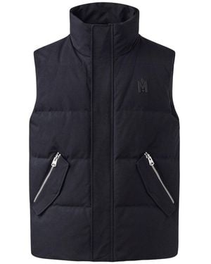 Mackage Joseph Nordic Tech Down Vest With Funnel Collar - Blue
