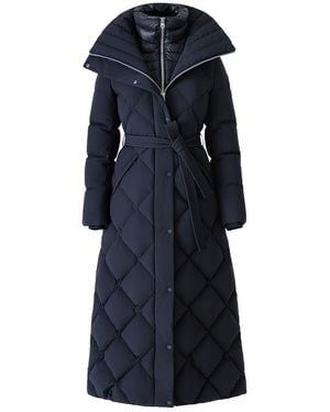 Mackage Laurella 2-In-1 Light Down Belted Coat - Blue