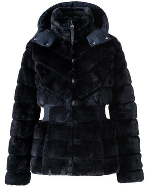 Mackage Miranda Mixed Media Down Jacket - Black