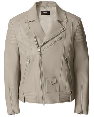 Mackage Kenneth Leather Biker Jacket - Green