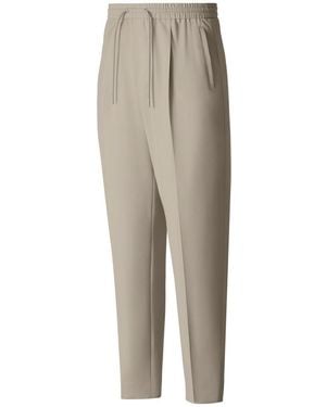 Mackage Martin-Z Pleated Wool Pants With Elasticized Waist - Natural