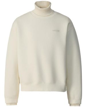 Mackage Legend Knit Cotton-Blend Turtleneck Sweater - White