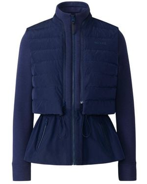 Mackage Priscilla-Z 3-In-1 Hybrid Lightweight Down Jacket - Blue