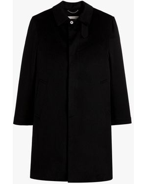 Mackintosh Stanley Black Rain System Cashmere Coat for Men Lyst