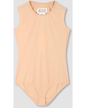 Maison Margiela Body Senza Maniche - Bianco