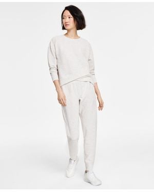 ID Ideology Ottoman-rib jogger Pants - White