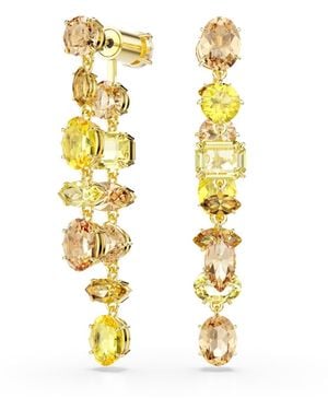 Swarovski Gema Gold-tone Plated Drop Earrings - Metallic