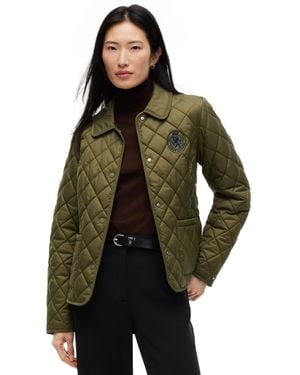 Tommy Hilfiger Crest Quilted Barn Jacket - Green