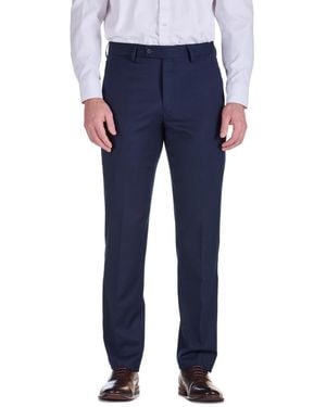 Gino Vitale Slim Fit Stretch Dress Pant - Blue