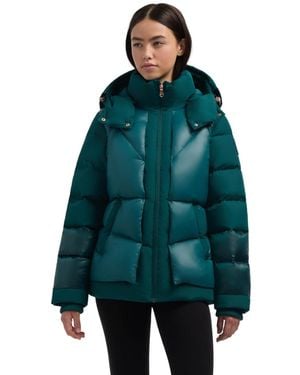 Pajar Vega Mixed Media Puffer Jacket - Green
