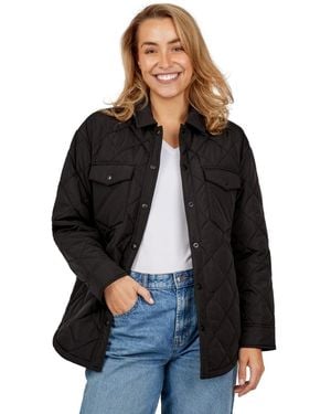 Free Country Trailblazer Quilted Shacket - Black