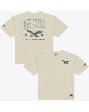 Mitchell & Ness Mitchell Ness Philadelphia Eagles Oversized Heritage Hues T-shirt - White