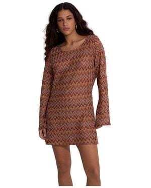 Gottex Beach Life Desert Mirage Beach Tunic - Brown