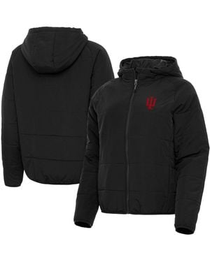 Antigua Indiana Hoosiers Universe Full-zip Hoodie Jacket - Black