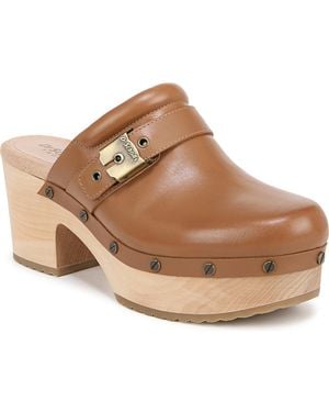 Dr. Scholls Original Joy Platform Clogs - Brown