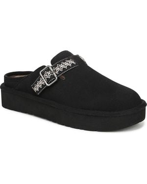 Blowfish Monday Round Toe Platform Mules - Black