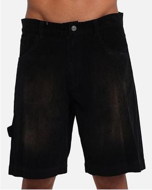 Xxiii Corduroy Wash Jorts - Black