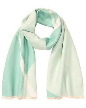 Olsen Panel Design Scarf - Green