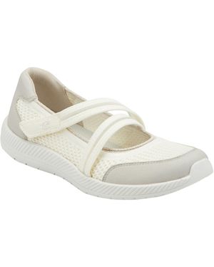 Easy Spirit Gwynn Knit Mary Jane Round Toe Sneakers - White