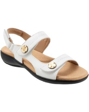 Trotters Romi Stitch Sandal - Metallic