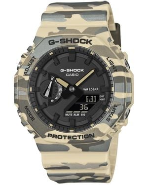 G-Shock Analog Digital Camo Resin Watch 45.4mm - Gray