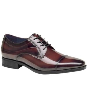 Johnston & Murphy Gibbons Cap-toe Oxfords - Brown