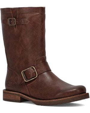 FRYE and CO Chesnee Short Pull-on Mid-calf Booties - Brown