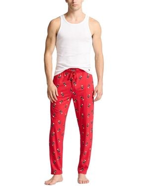 Polo Ralph Lauren Printed Mid-rise Pajama Pants - Red