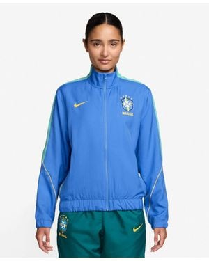 Nike Blue/green Brazil National Team 2026 Strike Dri-fit Tracksuit