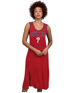 G-III 4Her by Carl Banks Philadelphia Phillies Center Field Maxi Dress - Red