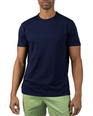 Tailorbyrd Contrast Stitch T-shirt - Blue