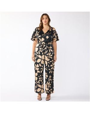 Estelle Noosa Satin Jumpsuit - Multicolor