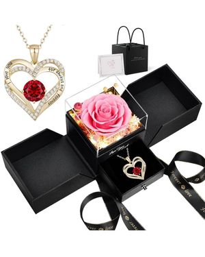 LOVERY 5-piece Preserved Rose - Black
