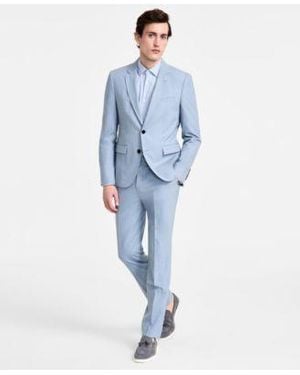 BOSS Hugo By Modern Fit Wool Blend Suit Separate - Blue