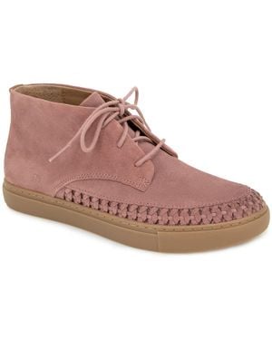 Gentle Souls Braid Detail Lace-up Sneakers - Brown