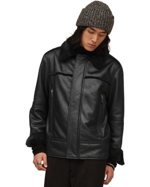 UGG Thayden Luxefluff Fleece Lined Jacket - Black