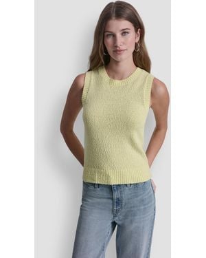 DKNY Crewneck Pull-on Sweater - Green