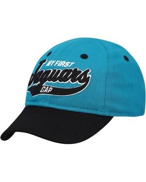 Outerstuff Baby Boys And Girls Teal/black Jacksonville Jaguars My First Tail Sweep Slouch Flexâ Hat - Blue