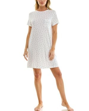 Sincerely Jules Short-sleeve Crewneck Sleep Shirt - White