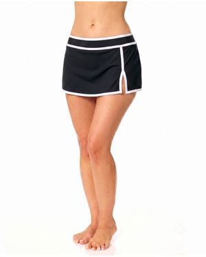 Island Escape Lux Pull-on Skirtini - Black