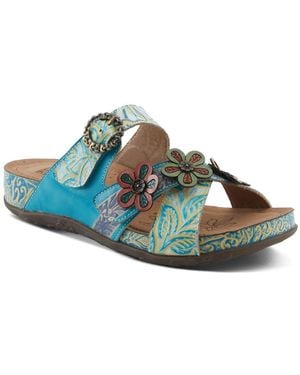 L'ARTISTE Caelana Slide - Blue